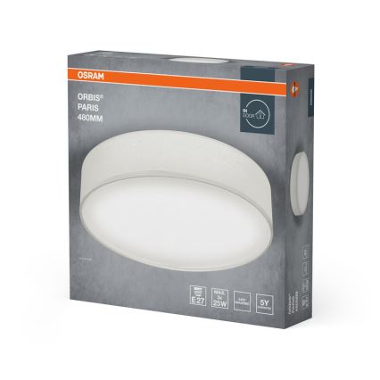 Osram - ORBIS PARIS ceiling light 3xE27/25W/230V Ø 48 cm white