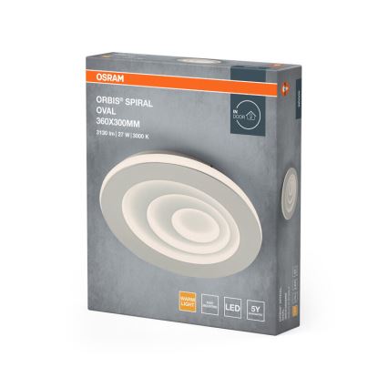 Osram - ORBIS SPIRAL LED Ceiling Light/27W/230V