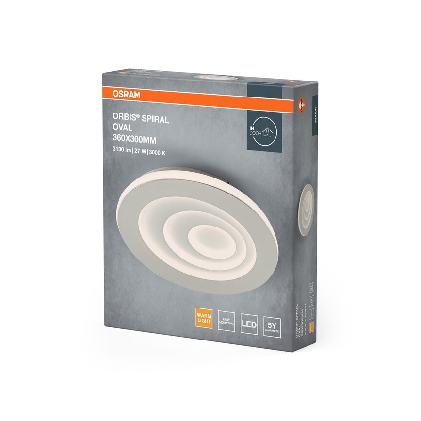 Osram - ORBIS SPIRAL LED Ceiling Light/27W/230V