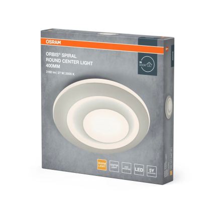 Osram - ORBIS SPIRAL LED Ceiling Light 27W/230V Ø 40 cm White