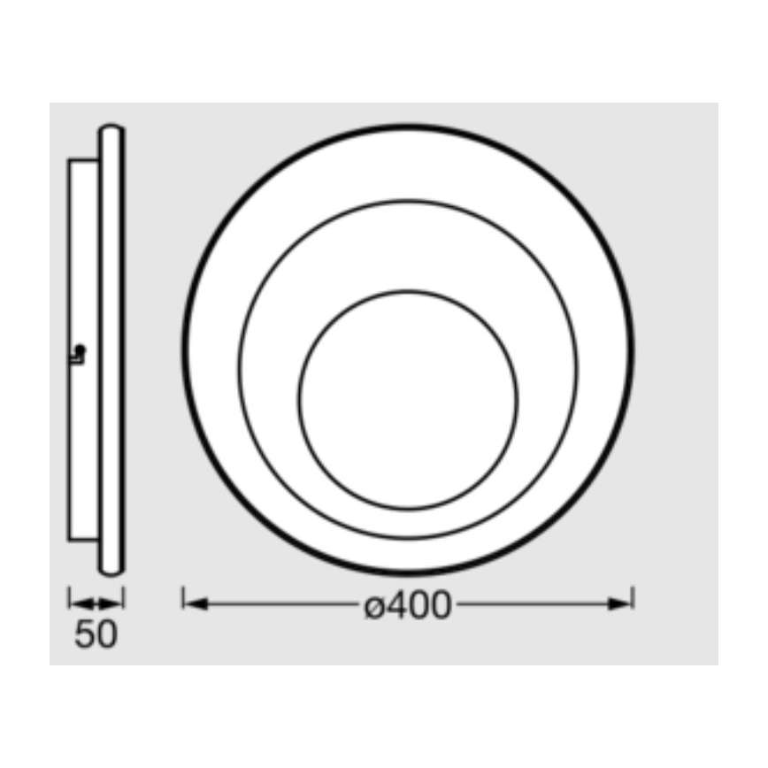 Osram - ORBIS SPIRAL LED Ceiling Light 27W/230V Ø 40 cm White