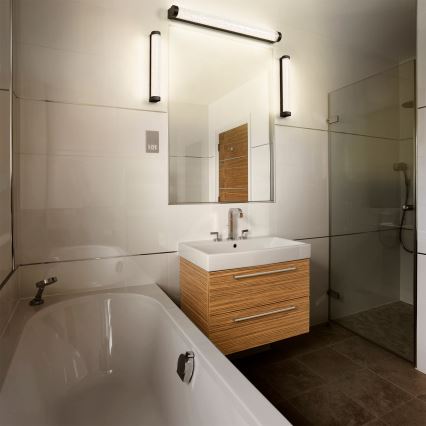 Osram - ORBIS TUBE Dimmable LED Bathroom Mirror Light LED/12W/230V 3000/4000K 60 cm IP44 Black