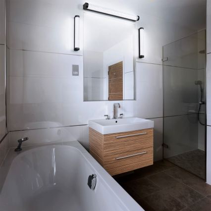 Osram - ORBIS TUBE Dimmable LED Bathroom Mirror Light LED/12W/230V 3000/4000K 60 cm IP44 Black