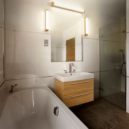 Osram - Dimmable LED bathroom mirror light ORBIS TUBE LED/12W/230V 3000/4000K 60 cm IP44 brown