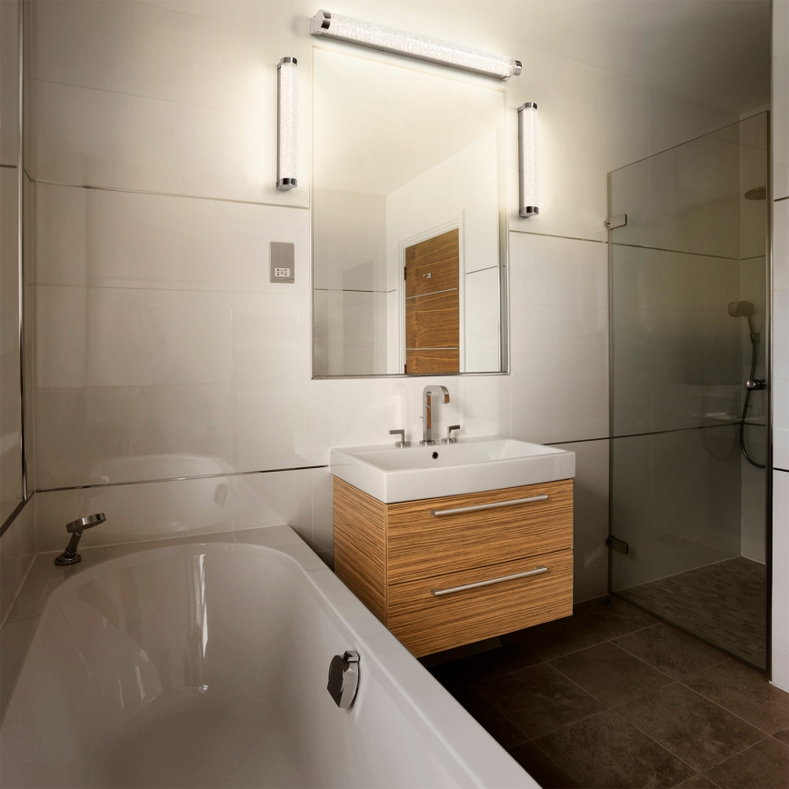 Osram - LED Dimmable Bathroom Mirror Light ORBIS TUBE LED/12W/230V 3000/4000K 60 cm IP44 Matte Chrome