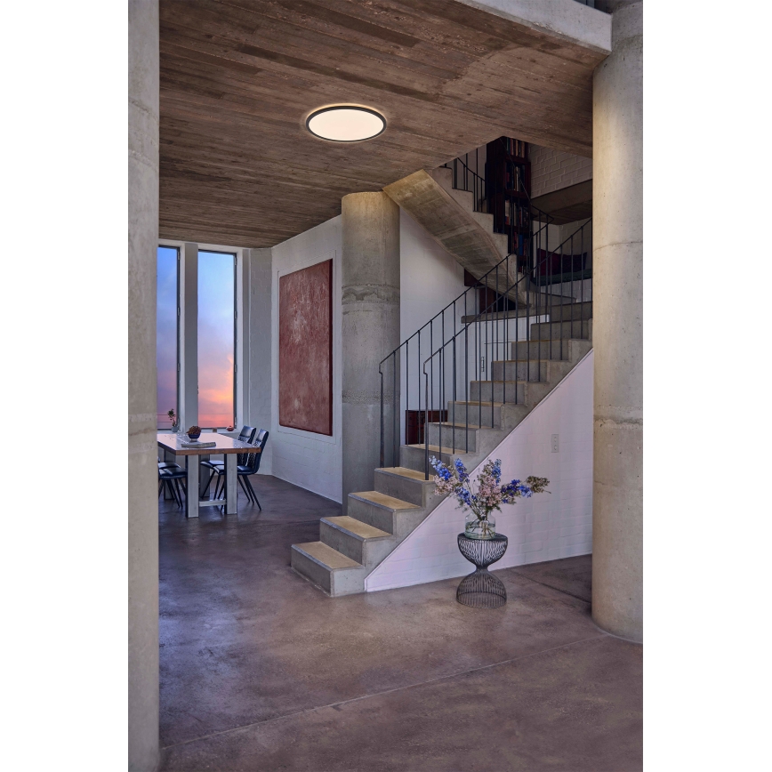 Osram - Dimmable LED ceiling light ORBIS ULTRA SLIM LED/15W/230V 3000K dia. 23,5 cm black