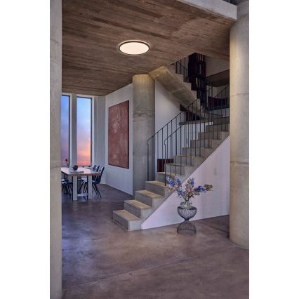 Osram - Dimmable LED Ceiling Light ORBIS ULTRA SLIM LED/22W/230V 3000K Ø 40 cm Black