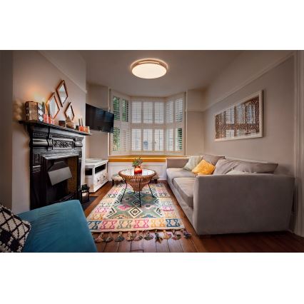 Osram - ORBIS WOODBURRY LED Dimmable Ceiling Light, 16W/230V, Ø 30 cm