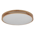 Osram - ORBIS WOODBURRY LED Dimmable Ceiling Light 24W/230V, Ø39 cm, Beige