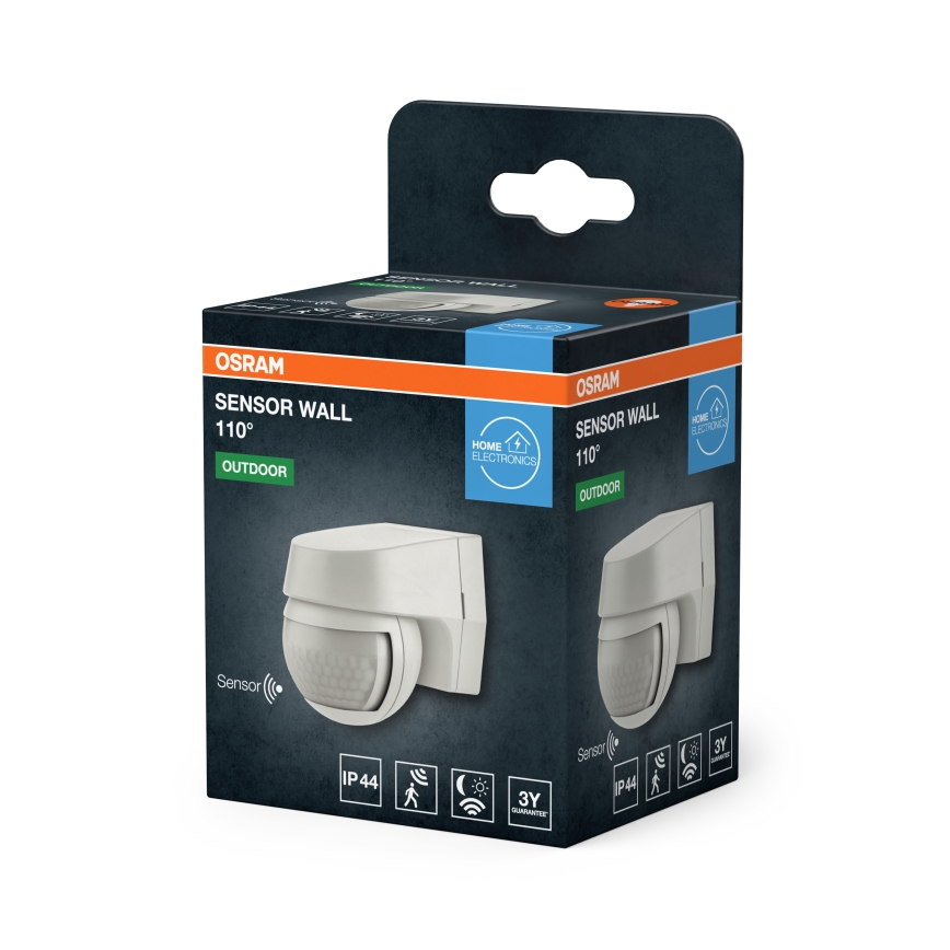 Osram - Outdoor Infrared Motion Sensor, 230 V, IP44, White