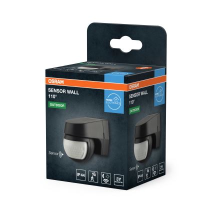 Osram - Outdoor infrared motion sensor 230V IP44 black