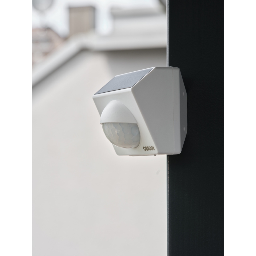 Osram - Outdoor solar motion sensor SMART+ 3.7 V white IP65 Wi-Fi 800 mAh