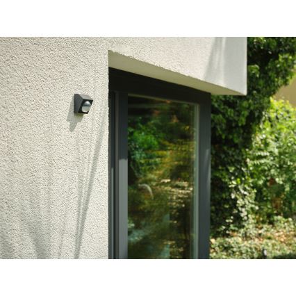 Osram - Outdoor solar-powered motion sensor SMART+ 3.7 V Anthracite IP65 Wi-Fi 800 mAh