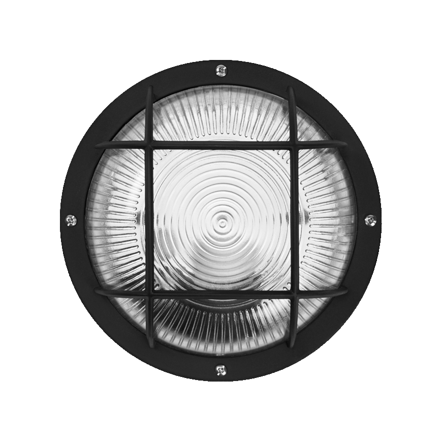 Osram - Outdoor wall light BULKHEAD 1xE27/10W/230V Ø 19 cm IP54 black