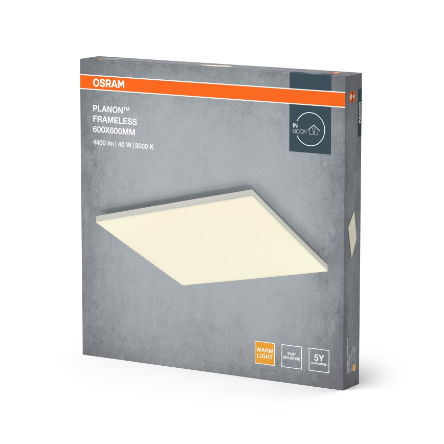 Osram - PLANON surface-mounted LED panel 40W/230V 3000K 60x60 cm white