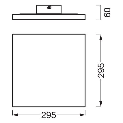 Osram - PLANON surface-mounted LED panel LED/20W/230V 3000K 30x30 cm white