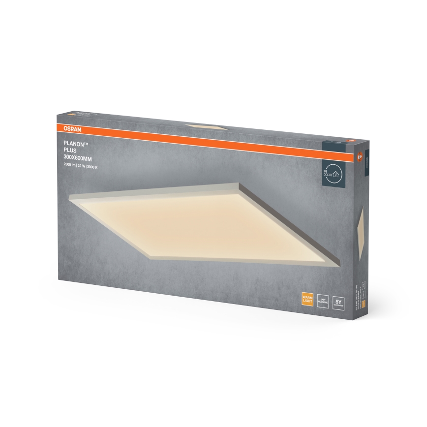 Osram - PLANON surface-mounted LED panel LED/22W/230V 3000K 30x60 cm white