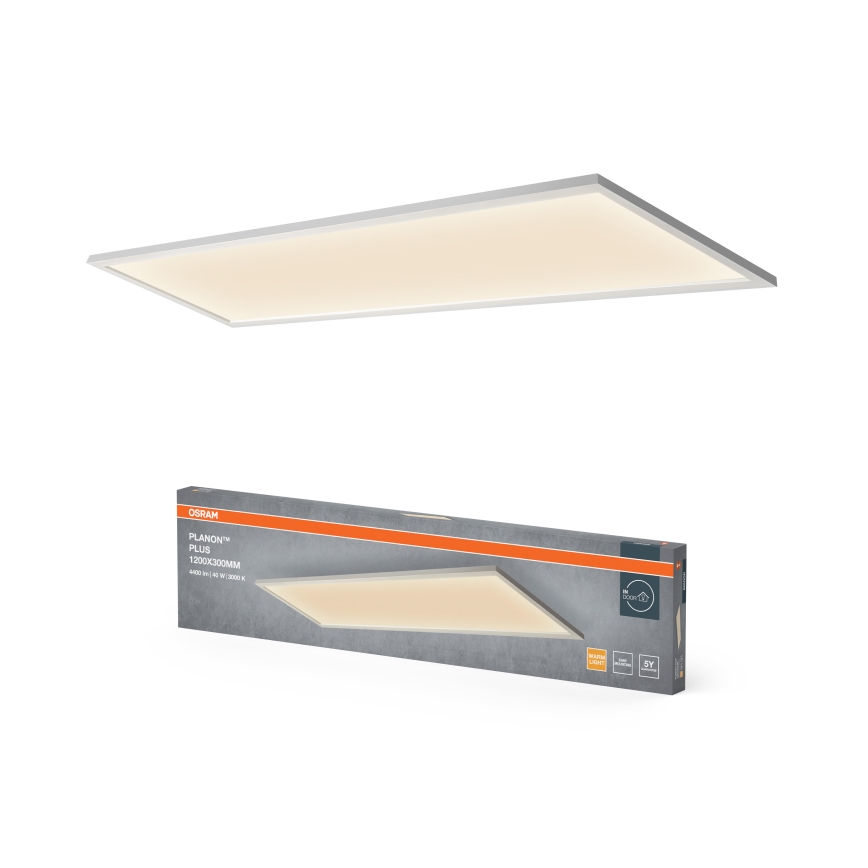 Osram - PLANON Surface-Mounted LED Panel LED/40W/230V 3000K 30x120 cm White