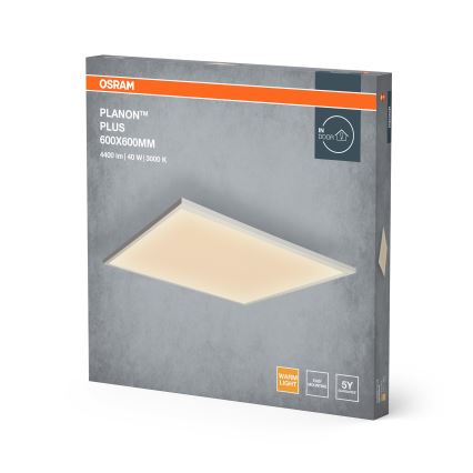 Osram - PLANON Surface-mounted LED Panel LED/40W/230V 59.5x59.5 cm White