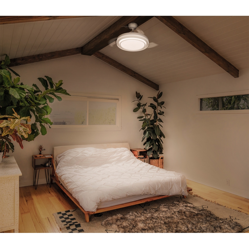 Osram - Dimmable LED ceiling light with fan PONIENTE LED/36W/230V 3000/4000/6500K + remote control