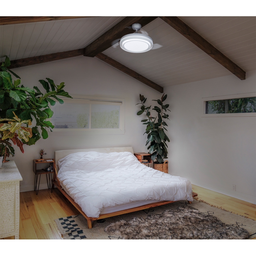 Osram - Dimmable LED ceiling light with fan PONIENTE LED/36W/230V 3000/4000/6500K + remote control