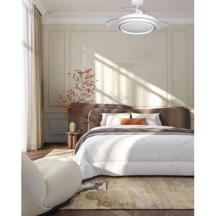Osram - Dimmable LED ceiling light with fan PONIENTE LED/36W/230V 3000/4000/6500K + remote control