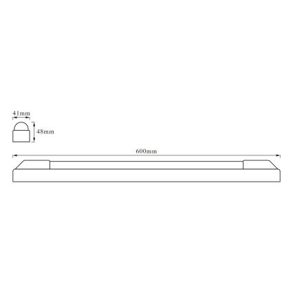 Osram - POWER BATTEN LED Under-cabinet Light 12W/230V 4000K 60 cm White