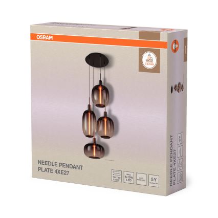 Osram - Power cable NEEDLE PENDANT 4xE27/25W/230V anthracite