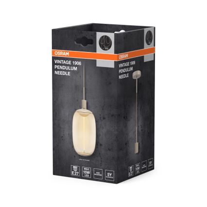 Osram - Power cable PENDULUM NEEDLE 1xE27/15W/230V beige