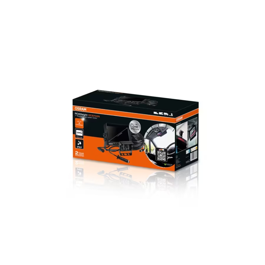 Osram - ROADSIGHT OCS700N Reversing Camera Full HD 1080p 12/24V IP67 + Remote Control