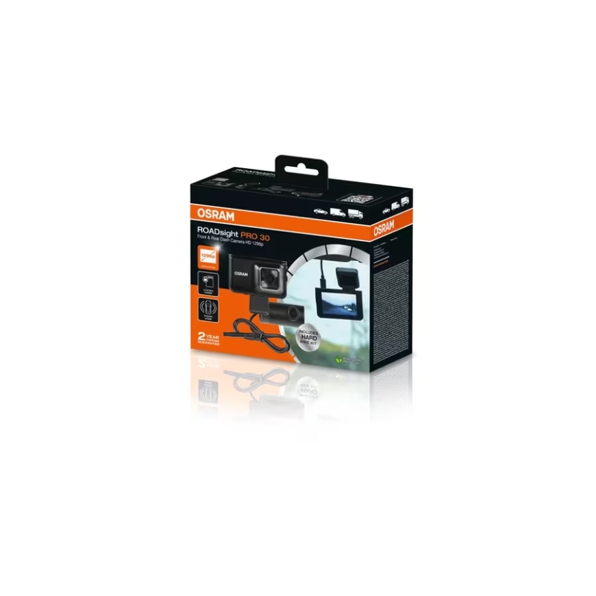 Osram - ROADSIGHT PRO 30 Dash Cam Full HD 1080p 12/24V