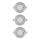 Osram - SET 3x LED Recessed light 3xGU10/3W/230V
