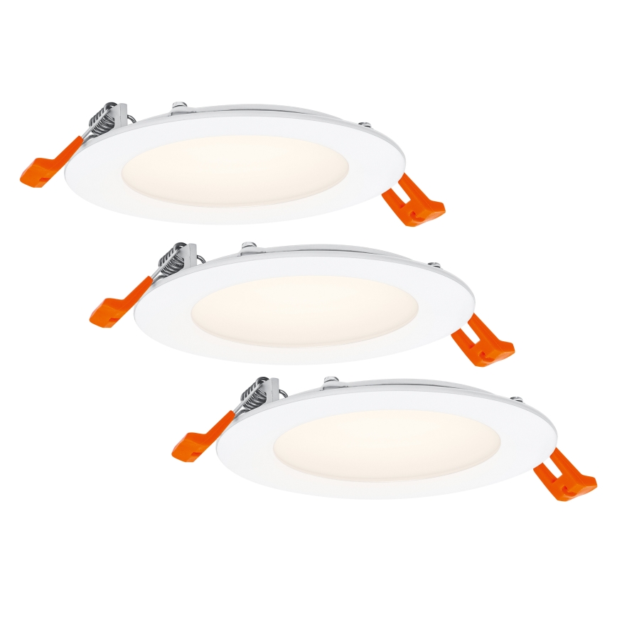 Osram - Set of 3 LED recessed spotlights SPOT LED/8W/230V 3000K Ø 12 cm White