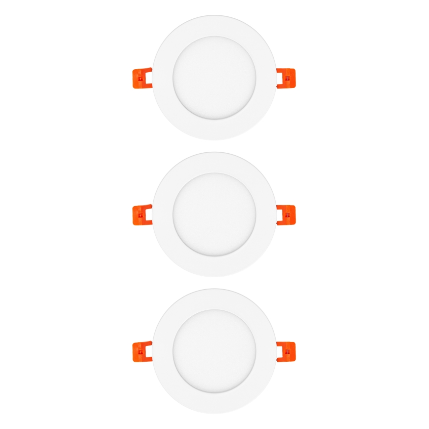 Osram - Set of 3 LED recessed spotlights SPOT LED/8W/230V 3000K Ø 12 cm White