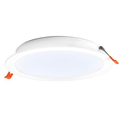 Osram - Set of 6 ESSENTIAL LED recessed downlights, 18W/230V, 6500K, dia. 22 cm, white