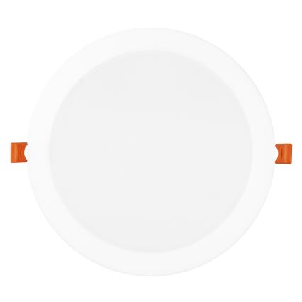 Osram - Set of 6 ESSENTIAL LED recessed downlights, 18W/230V, 6500K, dia. 22 cm, white