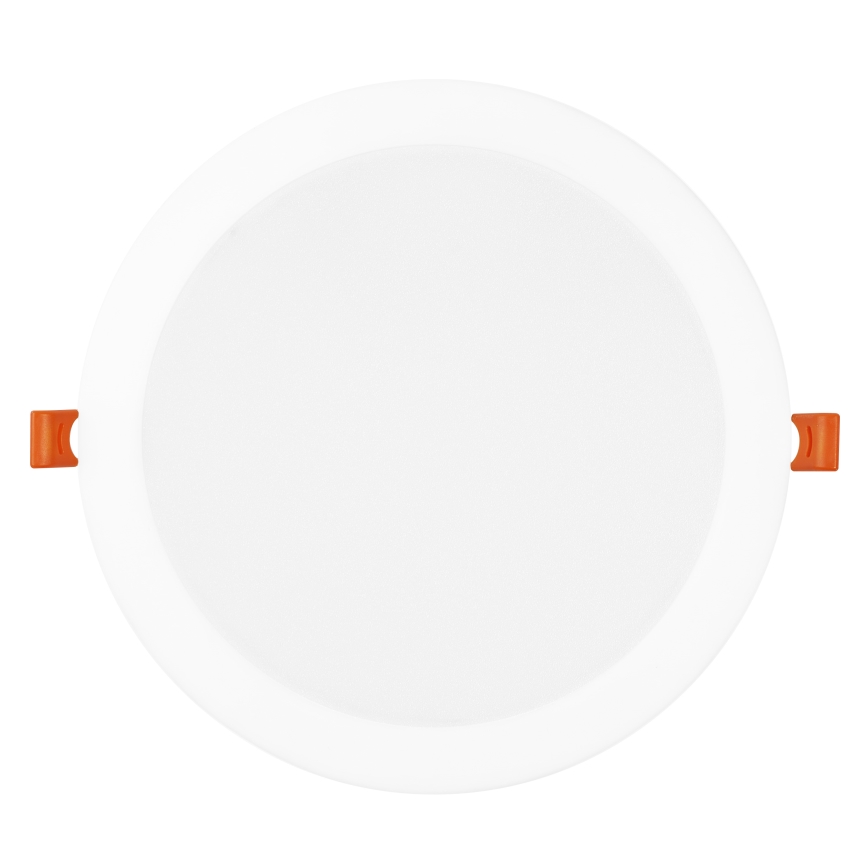 Osram - Set of 6 ESSENTIAL LED recessed downlights, 18W/230V, 6500K, dia. 22 cm, white