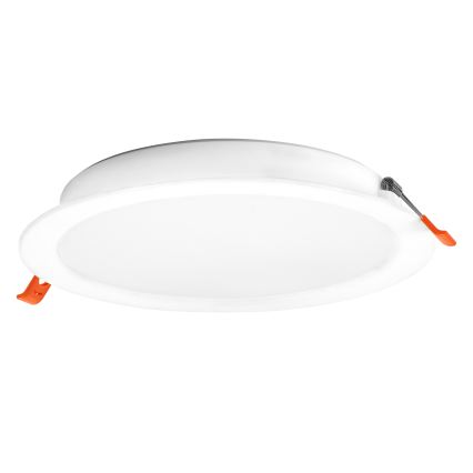 Osram - Set of 6 ESSENTIAL LED recessed downlights, 18W/230V, 6500K, dia. 22 cm, white