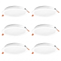 Osram - Set of 6 ESSENTIAL LED recessed downlights LED/18W/230V 4000K Ø 22 cm white