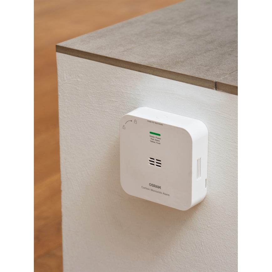 Osram - SMART+ Carbon Monoxide Detector 2xAA Wi-Fi