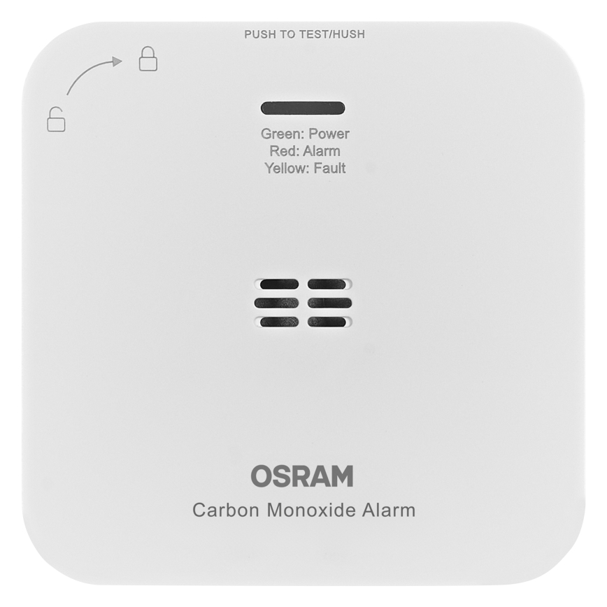 Osram - SMART+ Carbon Monoxide Detector 2xAA Wi-Fi