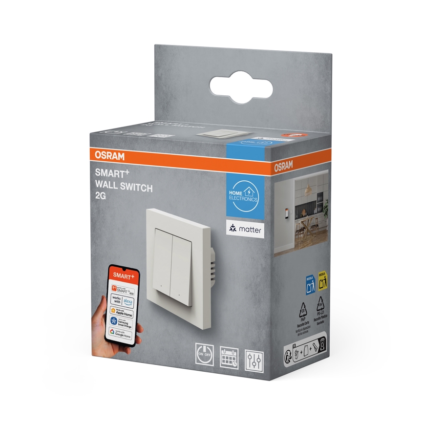 Osram - SMART+ MATTER 2-Button Wi-Fi Switch 230V
