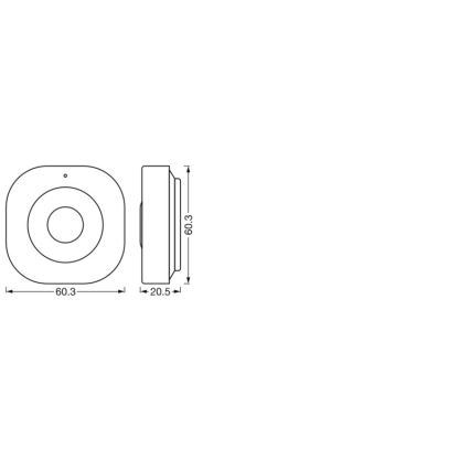 Osram - SMART+ Motion Sensor 3.7V Wi-Fi 500 mAh