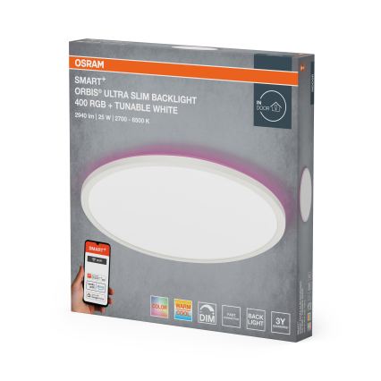 Osram - LED RGBW Dimmable Ceiling Light SMART+ ORBIS LED/25W/230V Ø 40 cm 2700-6500K Wi-Fi