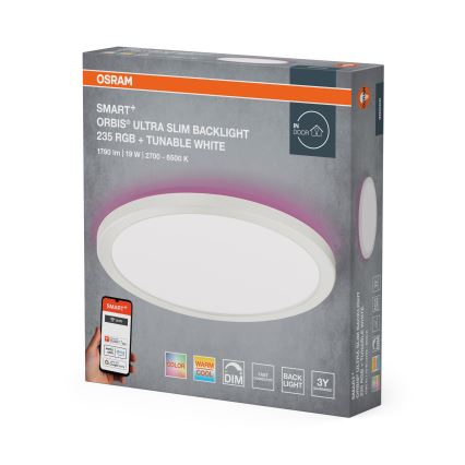 Osram - LED RGBW Dimmable SMART+ ORBIS Ceiling Light LED/19W/230V diam. 23.5 cm 2700-6500K Wi-Fi