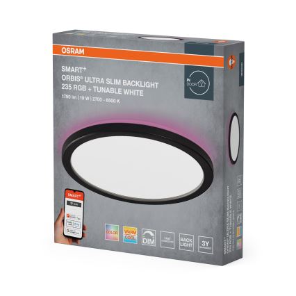 Osram - RGBW LED Dimmable Ceiling Light SMART+ ORBIS LED/19W/230V Ø 23.5 cm 2700–6500K Wi‑Fi