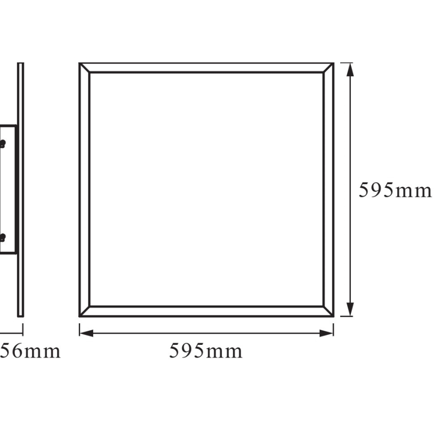 Osram - Dimmable ceiling luminaire SMART+ PLANON LED/36W/230V 60x60 cm 3000-6500K Wi-Fi