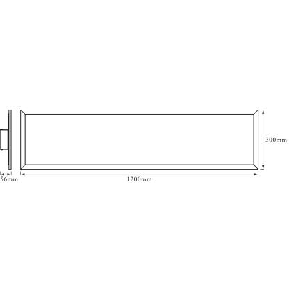 Osram - Dimmable LED Ceiling Light SMART+ PLANON LED/36W/230V 120x30 cm 3000-6500K Wi-Fi