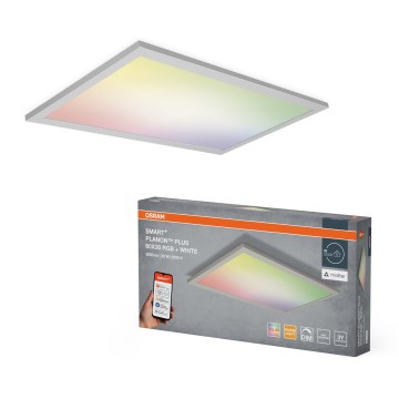 Osram - SMART+ PLANON LED RGBW Dimmable Ceiling Light, 28W, 230V, 60x30 cm, Wi-Fi