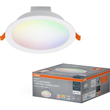 Osram - SMART+ RGB Dimmable Recessed Downlight LED/12W/230V 3000-6500K Wi-Fi
